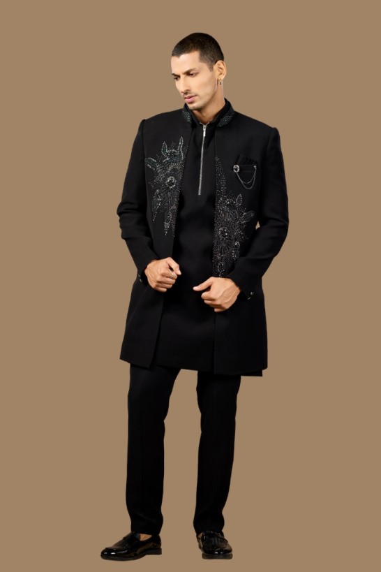 BLACK OPEN INDOWESTERN 